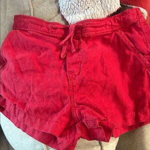 Lucky Brand High Waist Red Shorts